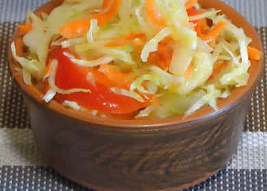 Simple and delicious coleslaw with bell pepper 🥣