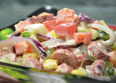 Bright and delicious  birthday salad