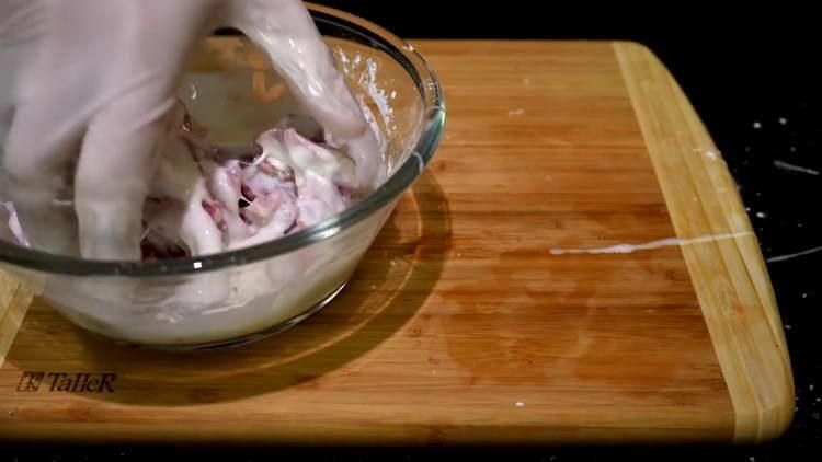 send the meat to the pickle