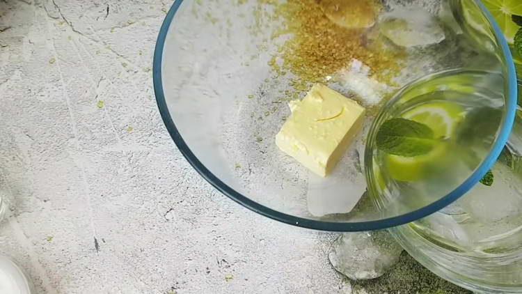 put the butter in a bowl