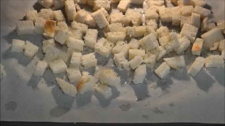 send crackers to the oven