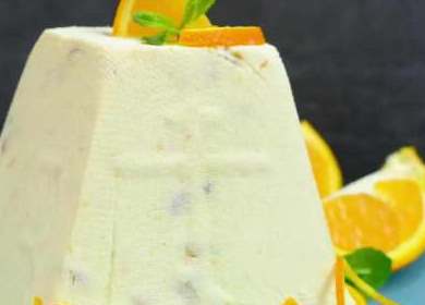 Delicious curd Easter  without baking