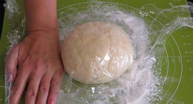 send the dough to rest