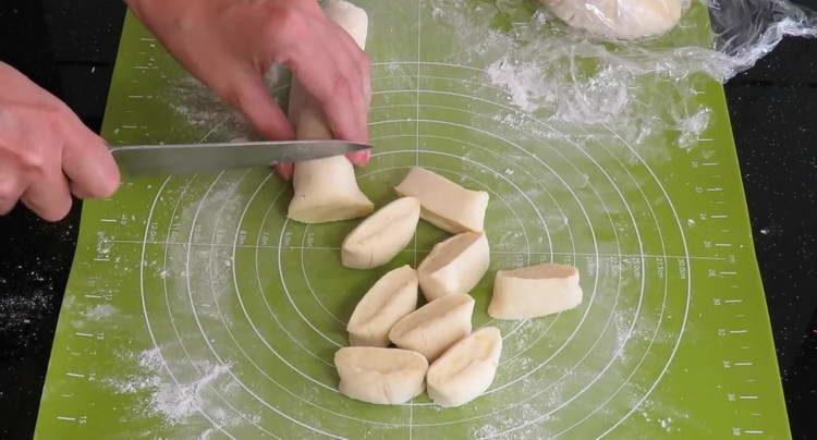 cut the harness into pieces