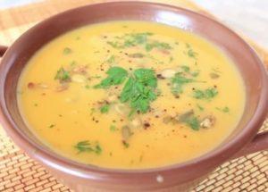 make awesome pumpkin puree soup