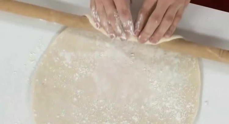 roll the dough thinly