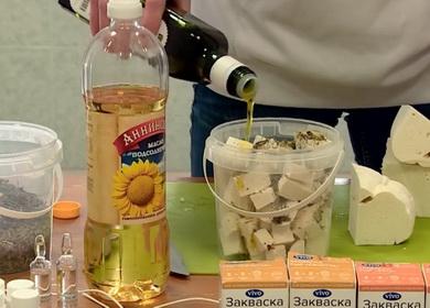 Delicious homemade  Feta cheese