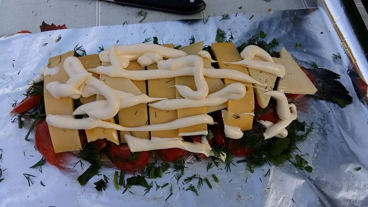 grease with mayonnaise