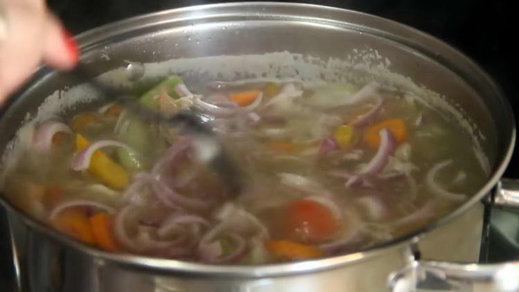 mix the broth well