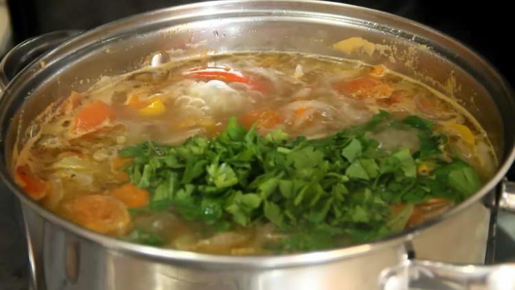 we fill up shurpa with greens