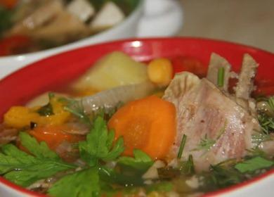 Delicious homemade lamb shurpa 