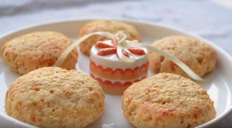 Here is such a wonderful pastry without sugar, we have succeeded.