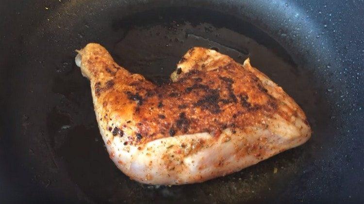 Turn the legs to the other side.