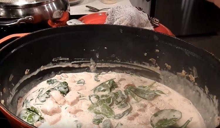 Add salt and pepper sauce.