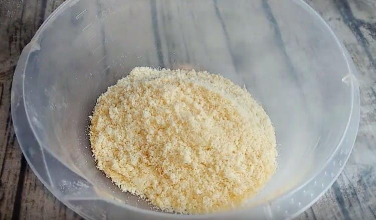 We shift the mass into a separate container.