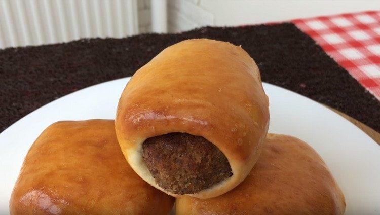 Cutlets with dough turned out fragrant, tasty and satisfying.