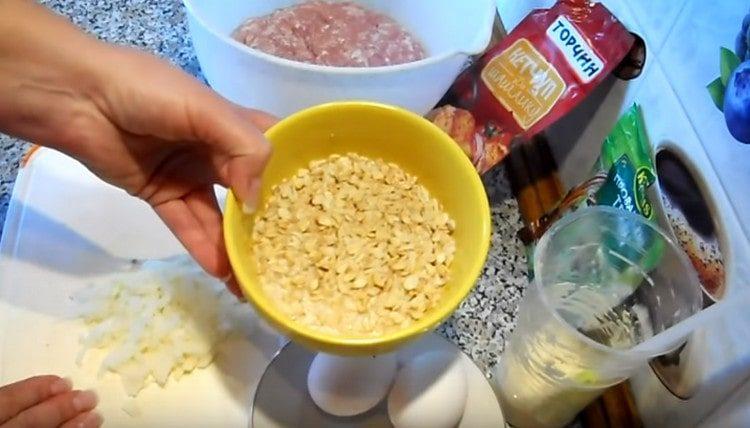 We will also need oatmeal.