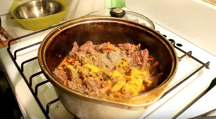 Add turmeric for the color.