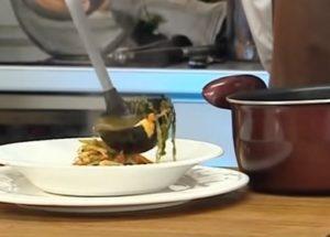 Cook a delicious vegetable soup on chicken stock according to a step-by-step recipe with a photo.