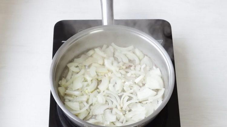 fry the onions