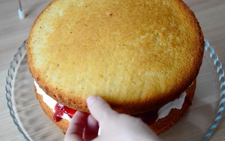 Queen Victoria's biscuit by step-by-step recipe with photo