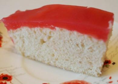 Lenten sponge cake without eggs  and milk