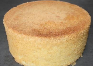 Boiled biscuit  according to a step by step recipe with photo