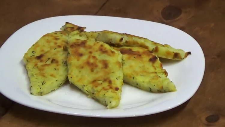 put the potatoes in portions