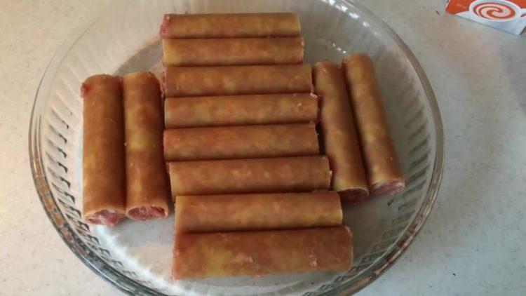 put the tubes in the form