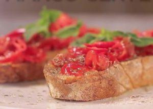 incredible bruschetta with tomatoes