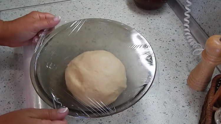 leave the dough to dry