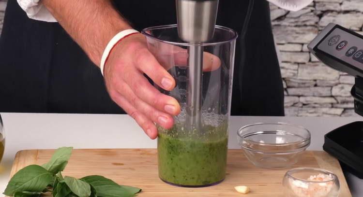 prepare the parmesan sauce