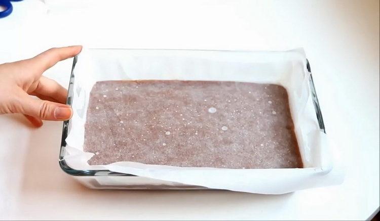 pour the ingredients into a mold