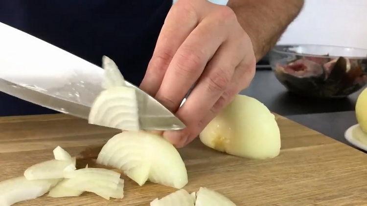 chop the onion