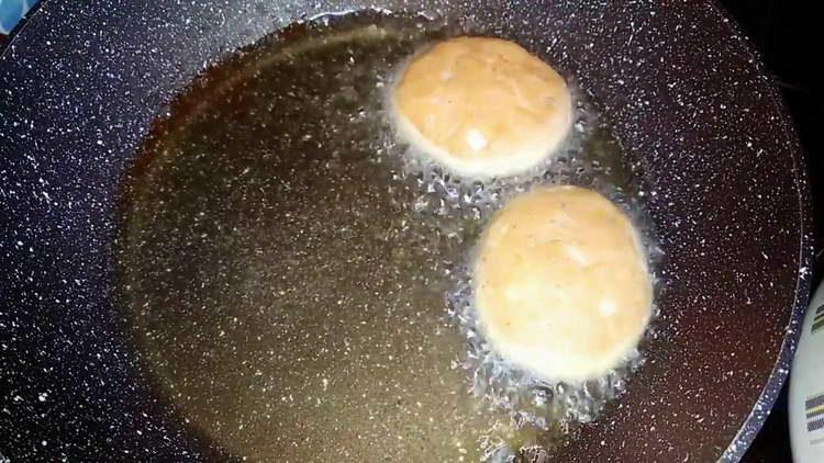 put the patties in the pan
