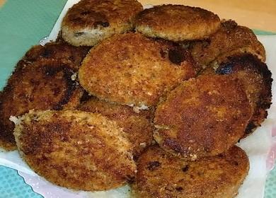 Tender fish patties  from carp