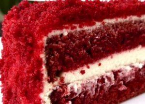 we are preparing a chic cake red velvet from chef andy