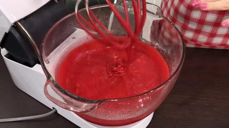 beat the dough with a mixer