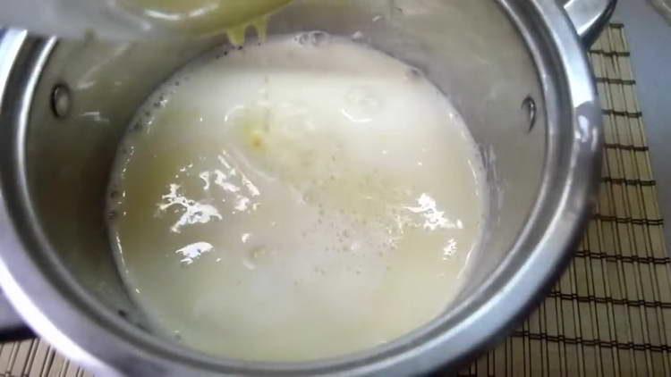 send the mixture to the stove