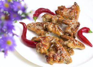 we cook the most delicious wings in soy sauce
