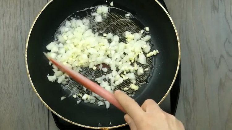 fry the onions