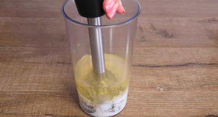 beat butter and milk