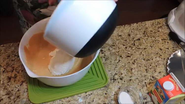 mix condensed milk and cream