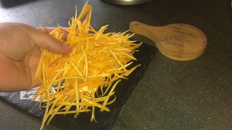 chop the zest