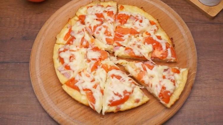 pizza in a pan in 10 minutes