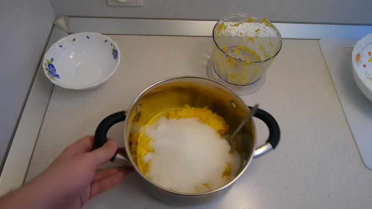 add sugar to oranges