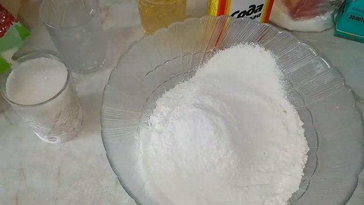 sift flour