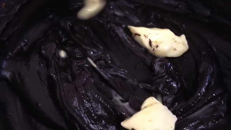 add butter to the cream