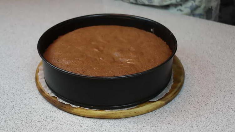 take the biscuit from the oven