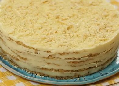 Delicate ice cream cake  - a simple recipe